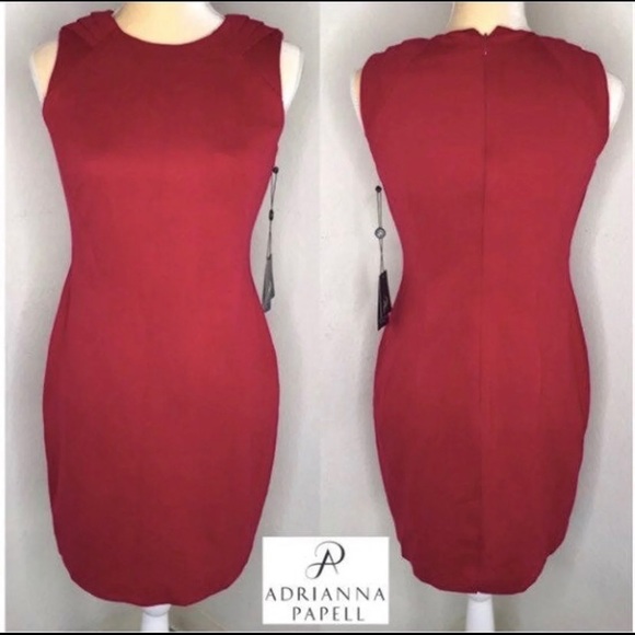 Solid Red Dress 👗 - Picture 5 of 7